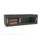 Castello Usa Alpine 48" Wall Mounted Black Vanity Base with Gold Handles CB-MC-48BLK-GLD-VBO - alternate 3